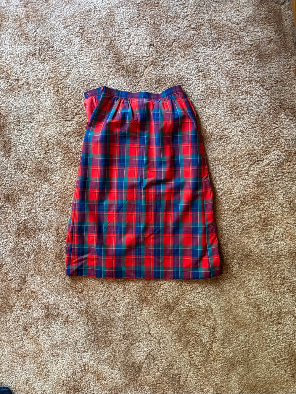 Pendleron plaid skirt